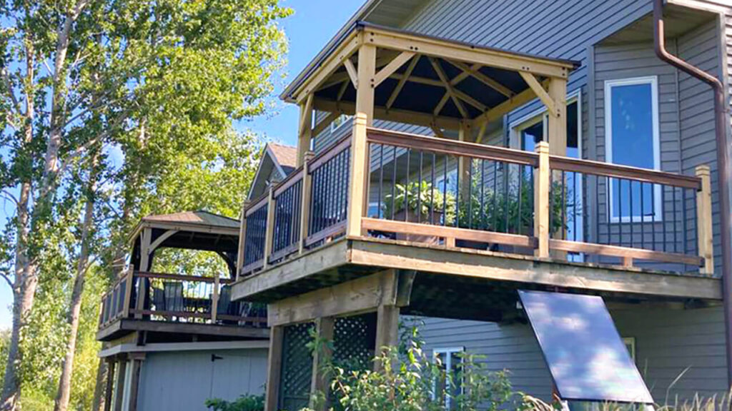 Two-Story Gazebo for Elevated Views