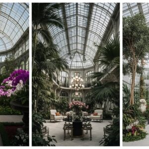 20 Sophisticated Luxury Glasshouse Gardens That Celebrate Nature in Full Bloom